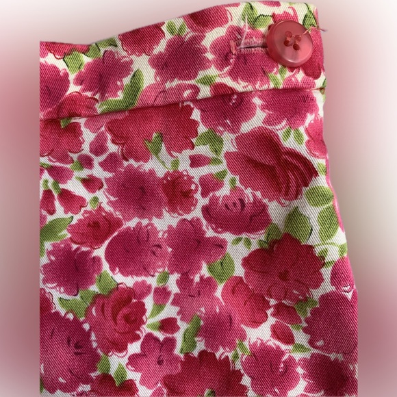 BRIGGS 🌴pink floral cropped pant, 12 - Picture 7 of 7